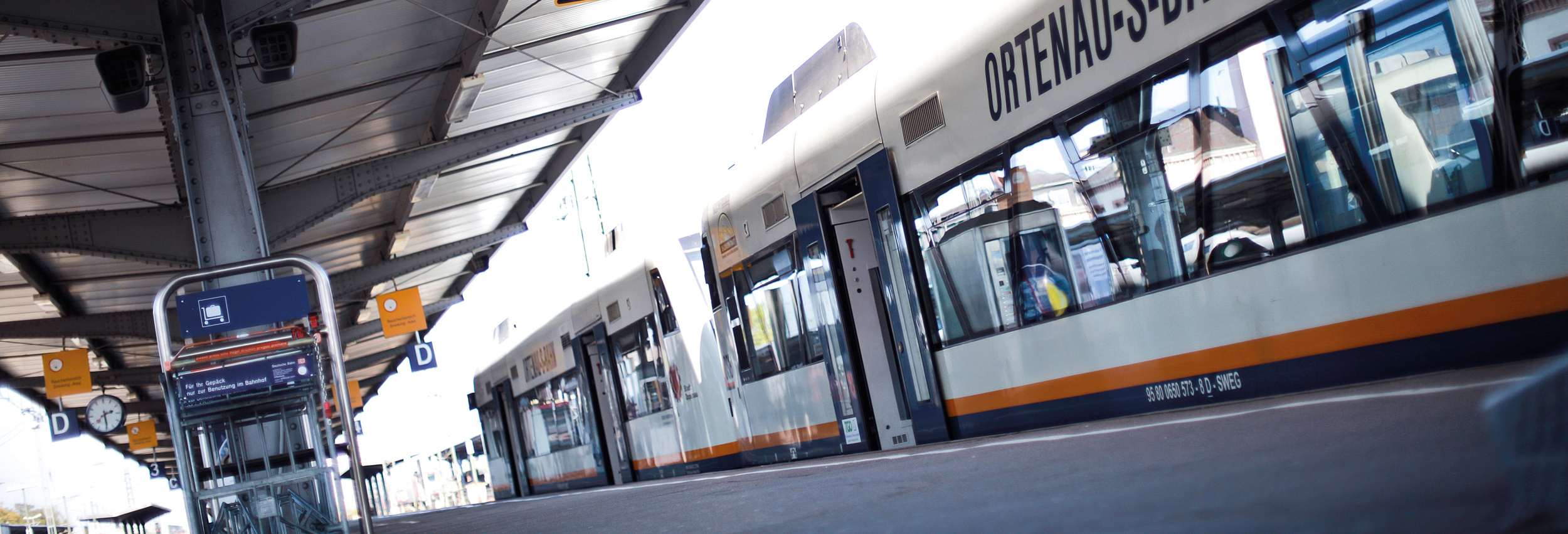 Ortenau-S-Bahn im Bahnhof Offenburg Ortenau-S-Bahn im Bahnhof Offenburg