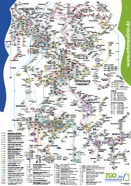 TGO Tarifverbund Ortenau GmbH - Liniennetz